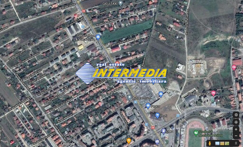 Urban LAND for Sale 4000 sqm Alba Iulia, FORTRESS area of Forks Hill with all utilities.