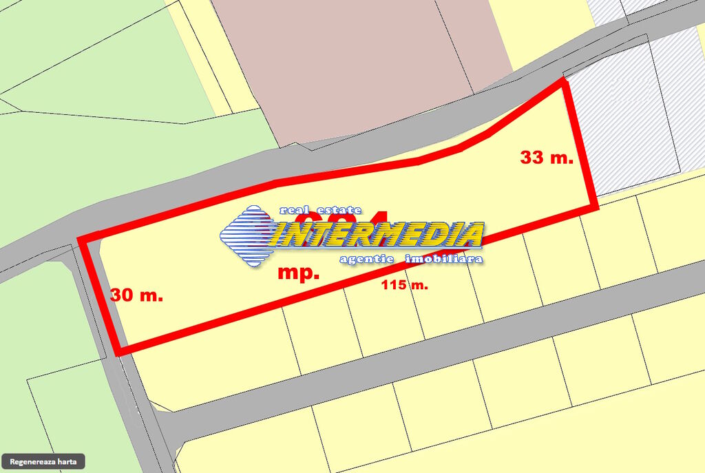 3624 sqm Urban land for sale with utilities Micesti