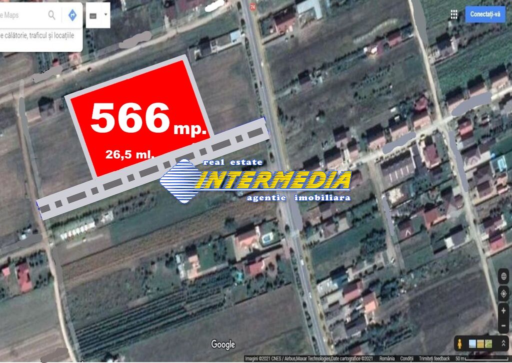 Special 566 mp. Teren intravilan de vanzare in Alba Iulia zona Dealul Furcilor