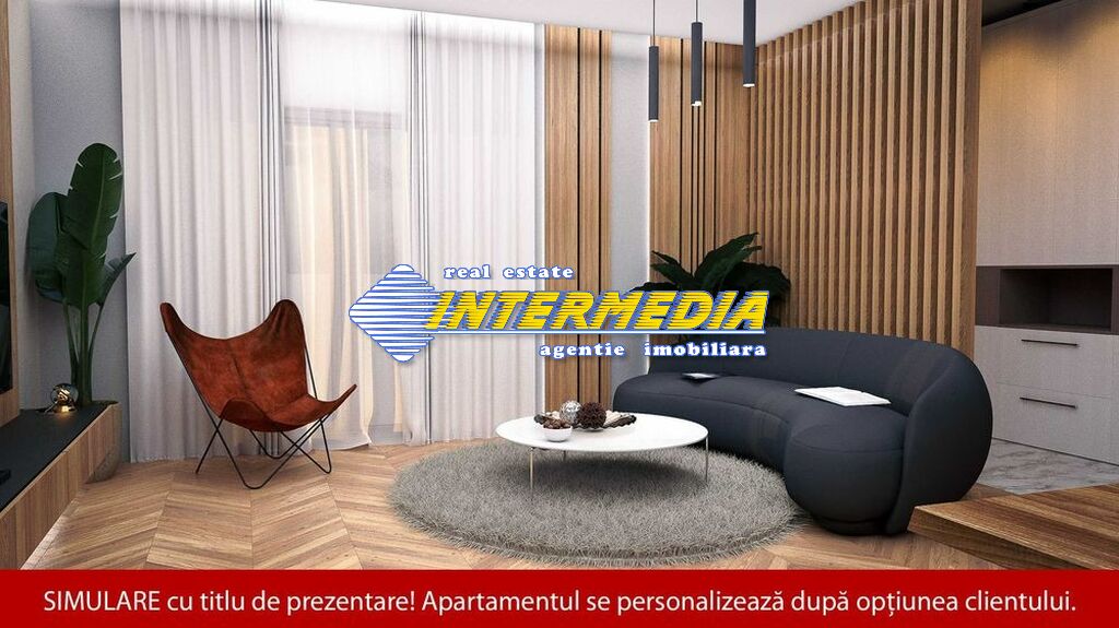 Apartament cu 2 camere bloc nou finisat complet in Alba Iulia cartier Cetate 